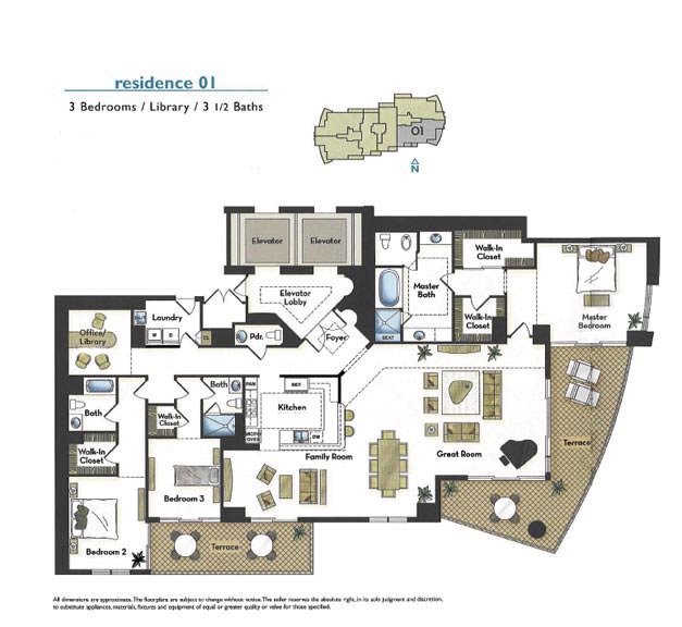 Diplomat Oceanfront Residences Floor Plan A